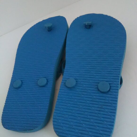 Juncture Kids/Boys Flip Flop Sandals Color Blue/Anchors Size Medium 13/1 NWOT - Picture 4 of 7